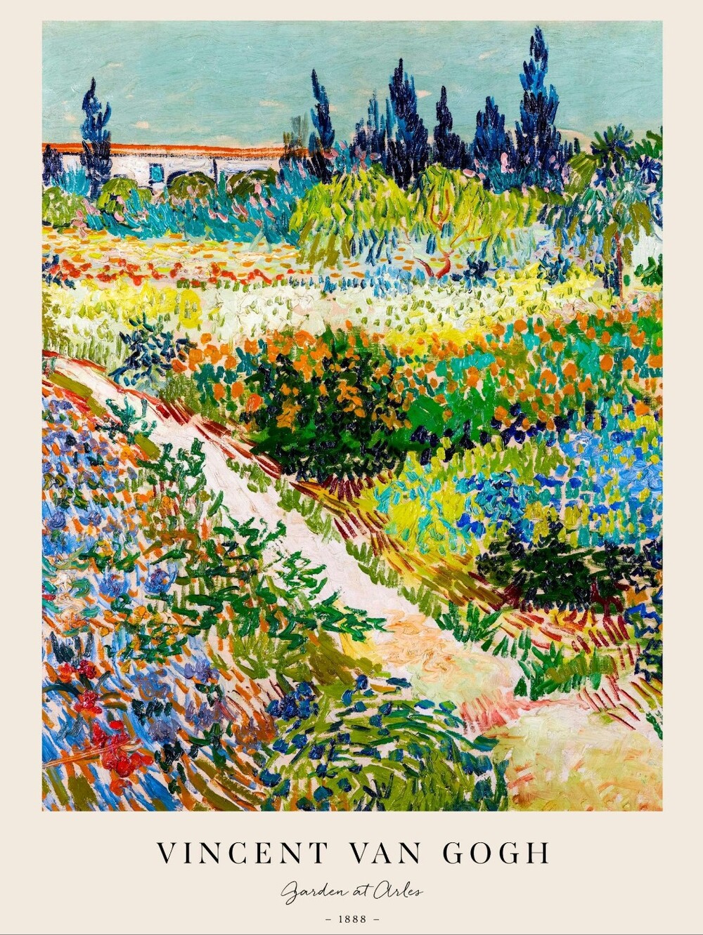 Desenio Van Gogh Garden At Arles Floral Art Pront Poster